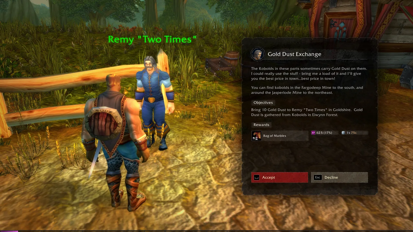 Тёмное оформление квестового диалога в Dialogue UI